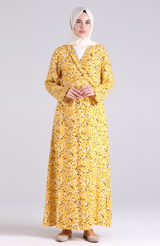Mustard Praying Dress 1045-02