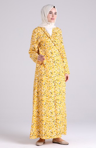 ملابس الصلاة أصفر خردل 1045-02
