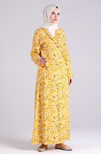 Mustard Praying Dress 1045-02