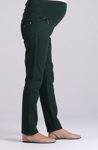 Plus Size Maternity Jeans 0361-01 Emerald Green 0361-01