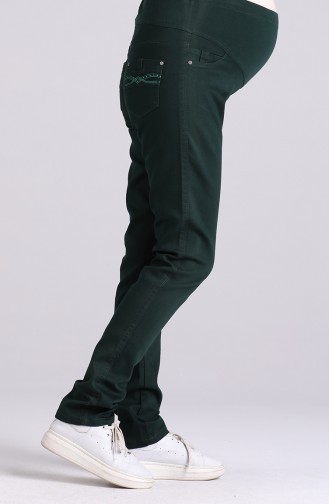 Pantalon Vert emeraude 0369-01