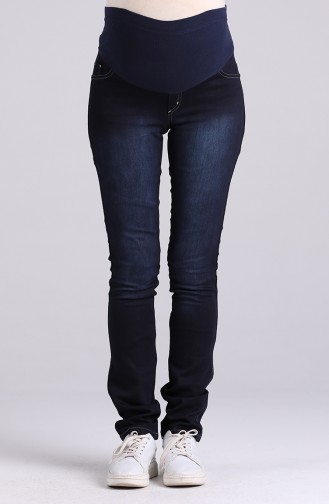 Maternity Jeans 0385-01 Navy Blue 0385-01