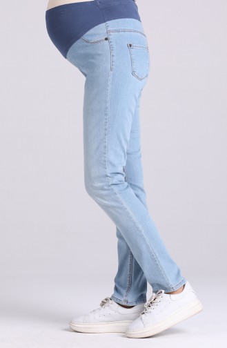 Pantalon Bleu Glacé 0433-02