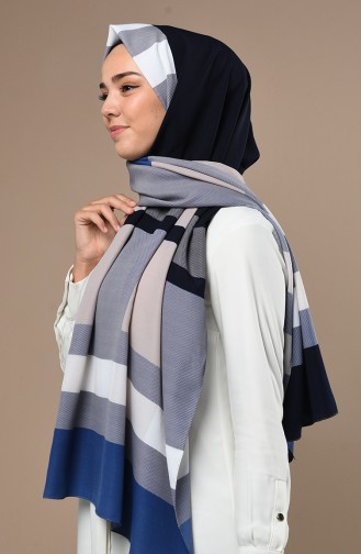 Dark Blue Shawl 70165-03