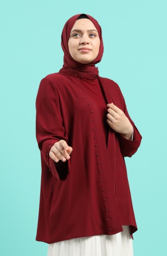 Claret Red Suit 8009-02