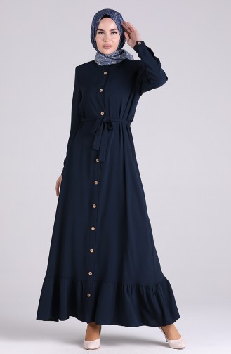 Robe Hijab Bleu Marine 5946-01