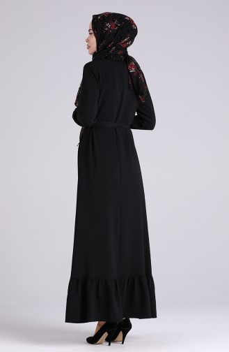 Robe Hijab Noir 5946-03
