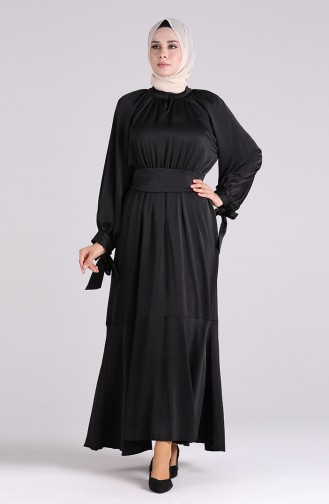 Black İslamitische Jurk 1050-04