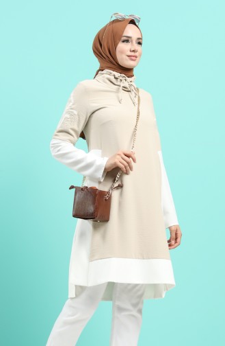 Beige Tunikas 1442-01