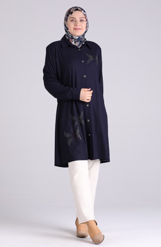 Navy Blue Tuniek 4540-06