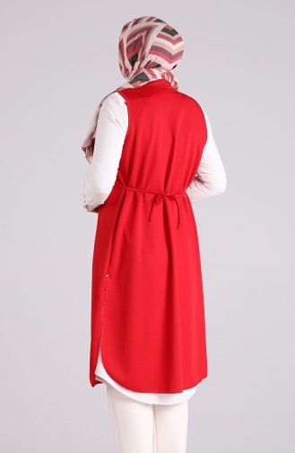 Rot Strickjacke 4566-01