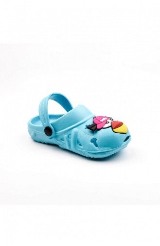  Kinder Pantoffel & Sandalen 1890.MM SU YESİLİ