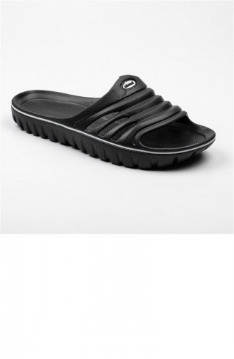 Black Summer slippers 3168.SIYAH