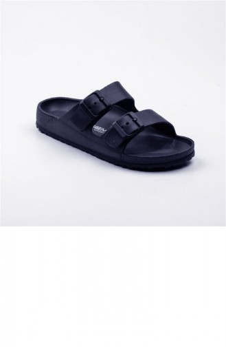 Navy Blue Summer slippers 3380.LACIVERT