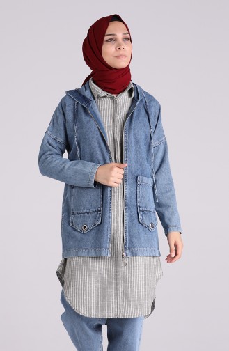 Dunkelblau Jacke 6100-02