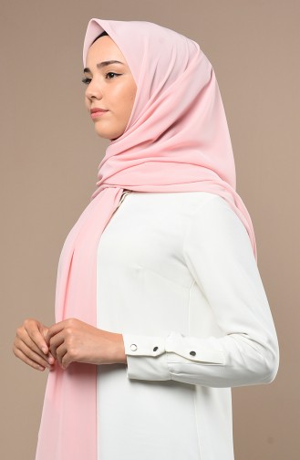 Plus Size Crepe Scarf 50024-73 Powder 50024-73