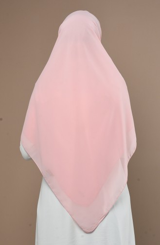 Plus Size Crepe Scarf 50024-73 Powder 50024-73
