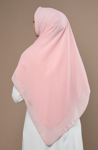 Plus Size Crepe Scarf 50024-73 Powder 50024-73