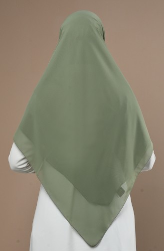 Echarpe Crêpe Grande Taille 50024-111 Vert Khaki 111