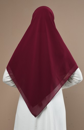 Echarpe Crêpe Grande Taille 50024-124 Cerise 124