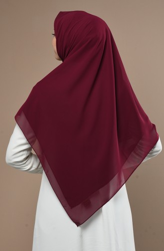 Echarpe Crêpe Grande Taille 50024-124 Cerise 124