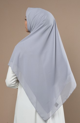 Echarpe Crêpe Grande Taille 50024-13 Gris 13