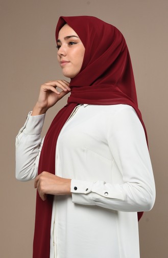 Claret red Hoofddoek 33