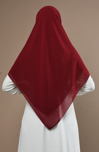 Claret red Hoofddoek 33