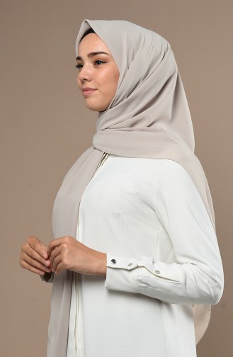 Echarpe Crêpe Grande Taille 50024-37 Beige 37