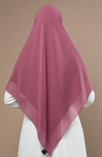 Big Size Crepe Scarf 50024-38 Rose Dry 38