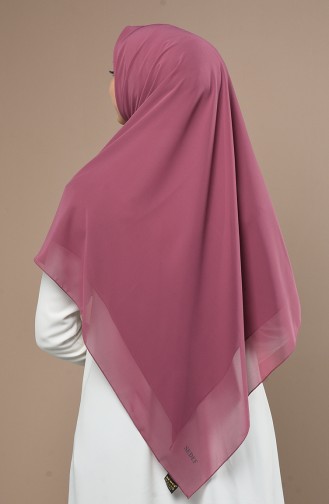 Big Size Crepe Scarf 50024-38 Rose Dry 38