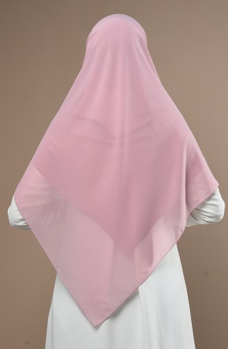 Echarpe Crêpe Grande Taille 50024-42A Rose 42A