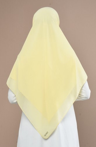 Echarpe Crêpe Grande Taille 50024-79 Jaune Citron 79