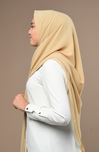 Echarpe Crêpe Grande Taille 50024-84 Creme 84