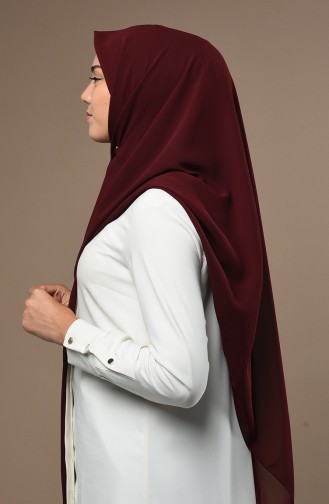 Dark Claret Red Hoofddoek 97