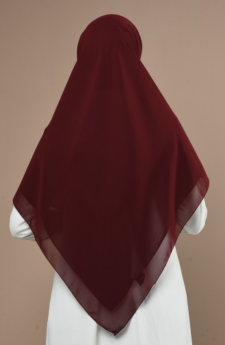 Dark Claret Red Hoofddoek 97