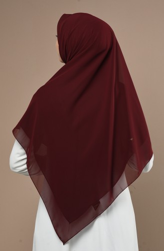 Dark Claret Red Hoofddoek 97