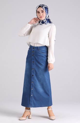 Navy Blue Skirt 2310A-02