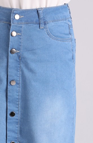 تنورة أزرق جينز 2310B-02