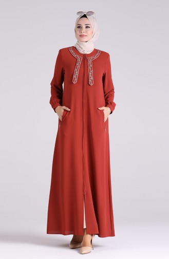 Abayas Couleur brique 19017-04