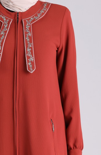 Brick Red Abaya 19017-04