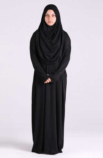 Black Praying Dress 0930-01
