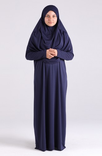 Waiter Size Prayer Dress 0930-02 Navy Blue 0930-02