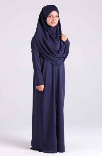 Navy Blue Praying Dress 0920-02