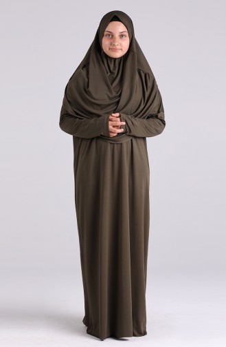 Khaki Praying Dress 0930-03