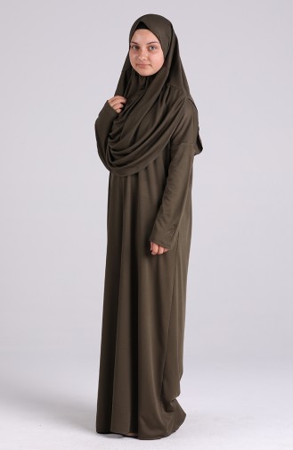 Khaki Praying Dress 0930-03