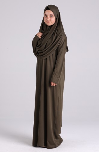 Khaki Praying Dress 0920-03