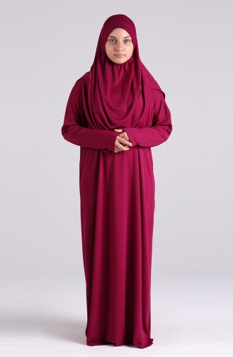Fuchsia Praying Dress 0920-05