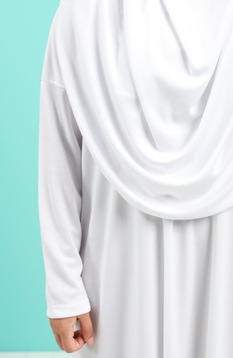 Robe de Prière Blanc 0920-06