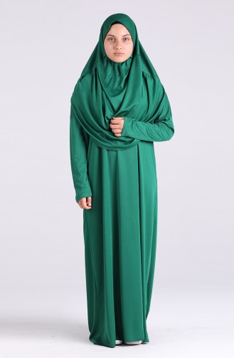 ملابس الصلاة أخضر زمردي 0920-07